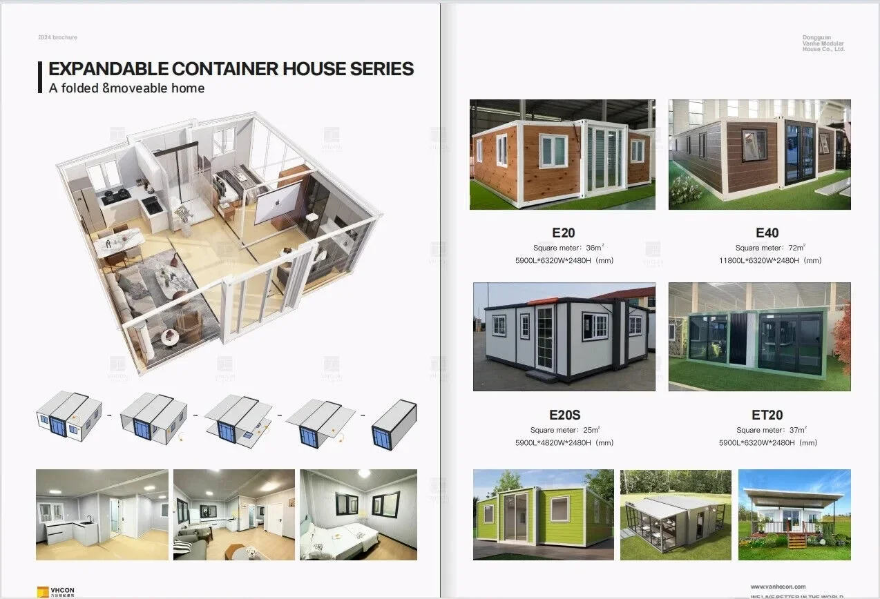 Sustainable Living Home - Op maat gemaakte prefab geprefabriceerde opvouwbare