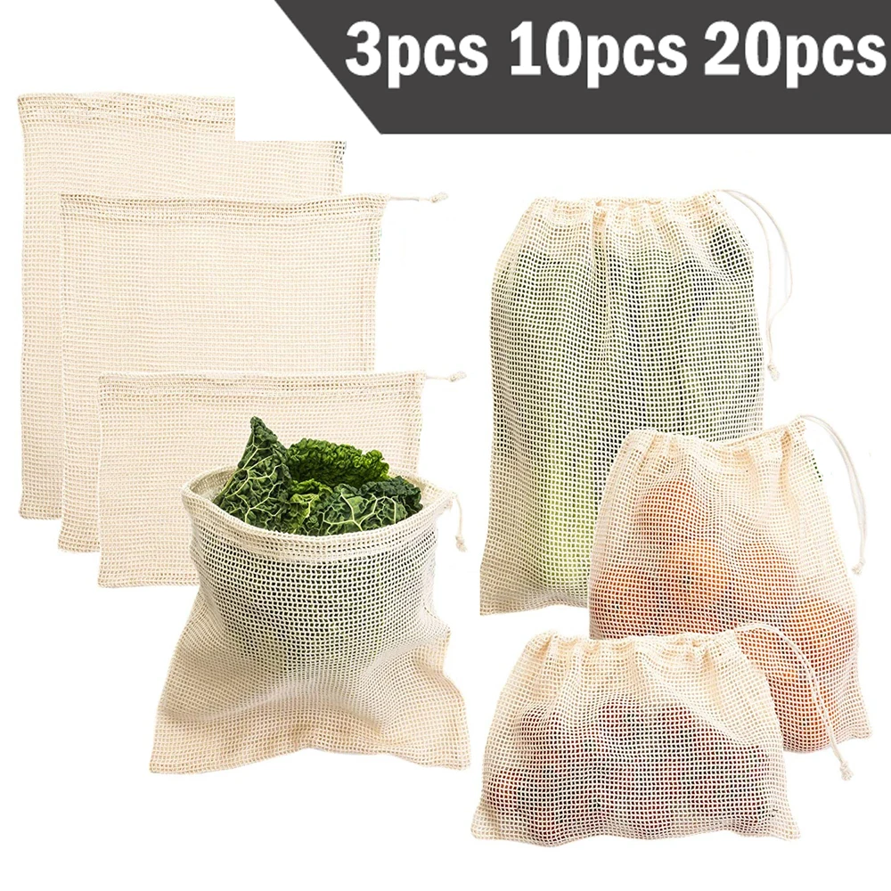 Reusable Produce Bag - 3 6 10 stks Herbruikbare Produce