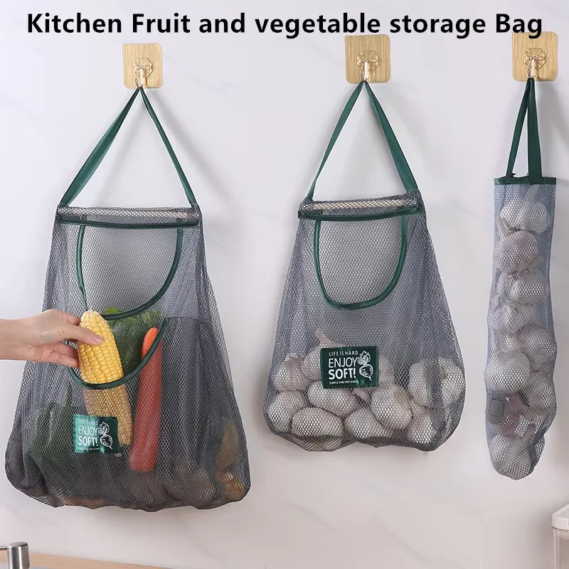 Reusable Produce Bag - Herbruikbare opbergzakken Keuken Hangende netzak Thuis